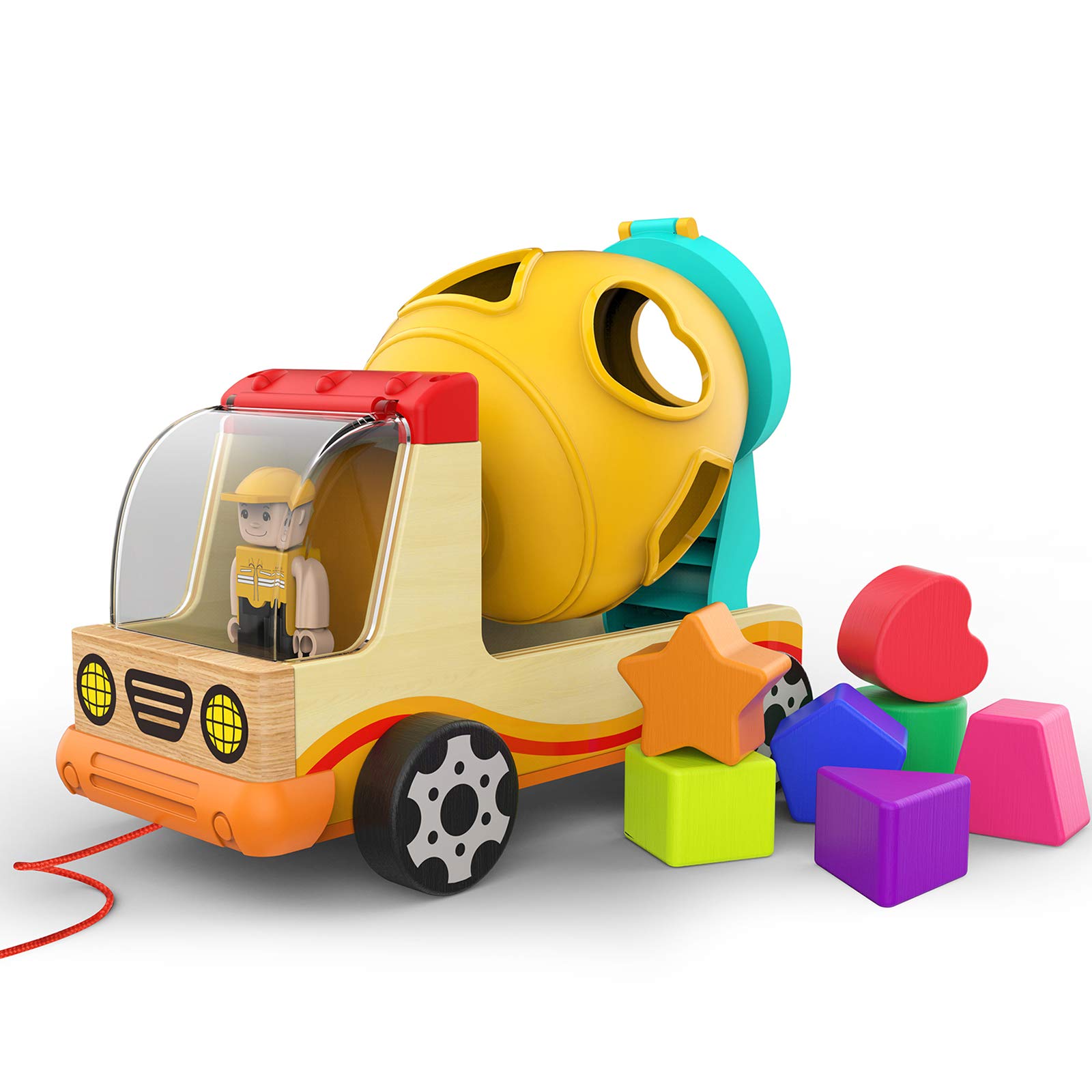Amazon.com: TOP BRIGHT Wooden Shape Sorter Toys for Toddlers